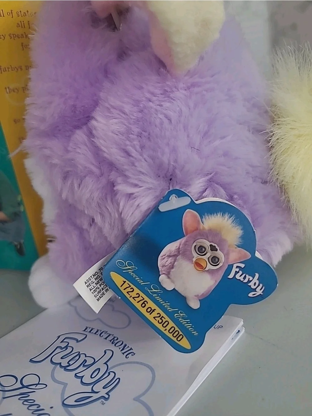 Vintage Tiger 1998 Furby Special Limited Edition purple